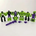 thumbnail image 4 of EASTIN Deformation toys 6 In 1 Devastator Engineering Car Combiner Action Figure Robot toys War for Cybertron Figure Gift Best Gift for A Man 8.3” Green, 4 of 7