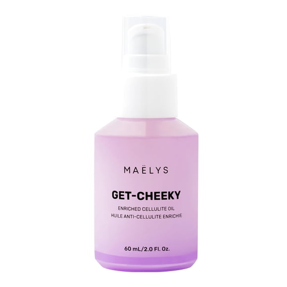 MAÃ?LYS Cosmetics GET-CHEEKY Enriched Cellulite Oil - Shea Butter & Vitamin E Target the Look of Fatty Skin & Reduce The Appearance Of Cellulite
