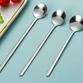 thumbnail image 5 of Juego de cucharas de cena de 8 uds, juego de cucharas plateadas de acero inoxidable, para el hogar, cocina, restaurante, apto para lavavajillas, pulido espejo, 5 of 5