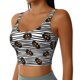 thumbnail image 2 of Balery Haloween Pumpkins Sujetadores deportivos con espalda cruzada para mujer, acolchados, sin costuras, de alto impacto, ideales para yoga, gimnasio, entrenamiento y fitness.-XX-Large, 2 of 8