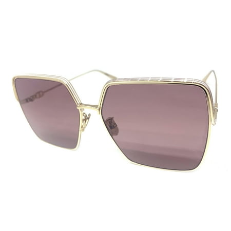 Dior EverDior S1U Sunglasses Color B0G0 Shiny Light Nickeltin Size 60MM