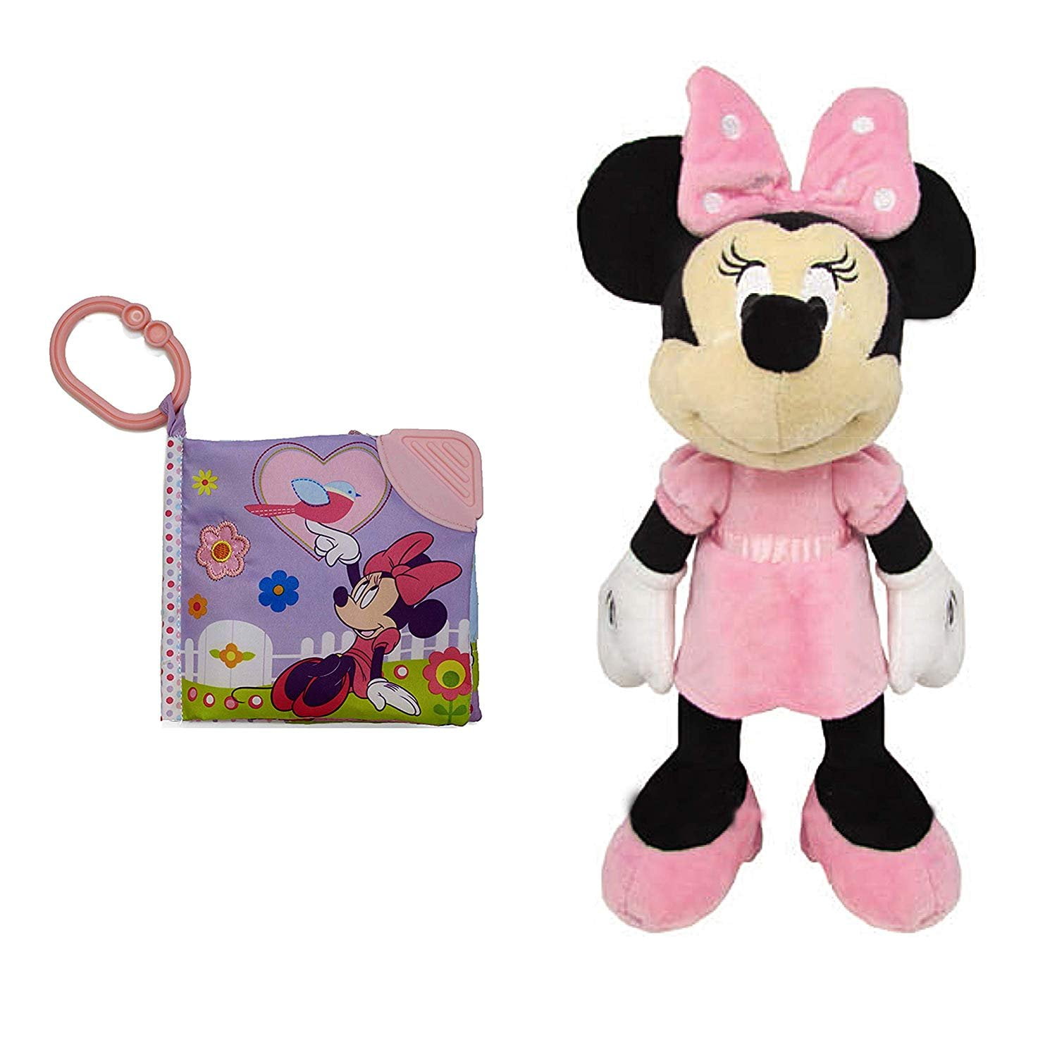 Disney Baby, Minnie Mouse On The Go Soft Teether Book, 5