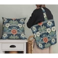 thumbnail image 5 of Soimoi Cotton Cambric Blue Fabric By the Yard - 42 Inch Wide - Floral Damask Pattern Textile - Graceful and Whimsical Designs for Apparel and Crafts Printed Fabric, 5 of 6