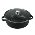thumbnail image 2 of Yuangui 26CM Roaster Pan Set with Rack and Lid - Non-Stick Oven Roasting Pan for Meat, Poultry, and Vegetables, 2 of 10