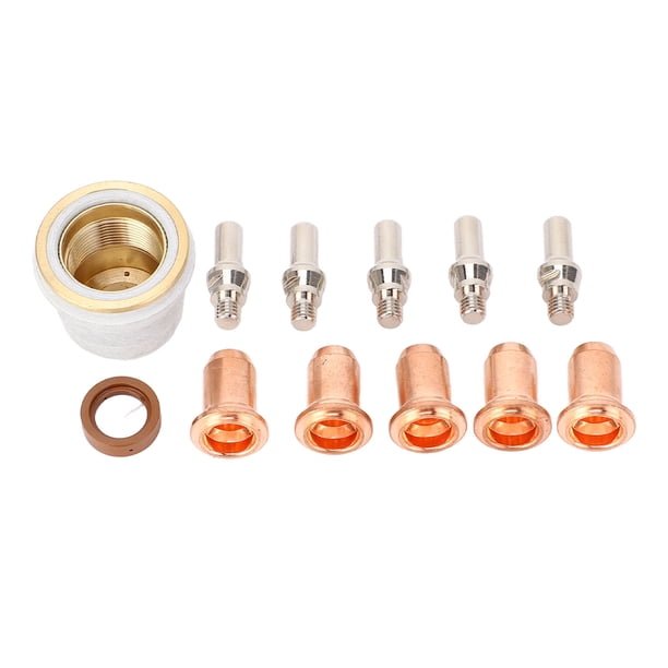 Consumibles Para Antorcha De Corte Por Plasma, 60028 Anillo Giratorio, Juego De 12 Piezas, Accesorios Estándar Para Cortador De Plasma Con Electrodo 52582 Para PT 60