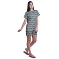 thumbnail image 3 of Moomaya T-Shirts à Manches Courtes pour Femmes Ensemble de Pyjama en Coton Doux Col Rond, 3 of 6