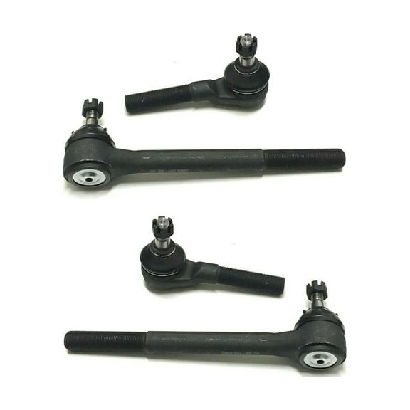 4 Pieces Front Inner & Outer Tie Rod Ends Steering Kit Left Right Side Fits select: 1983-2004 CHEVROLET S TRUCK, 1983-2005 CHEVROLET BLAZER