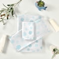 thumbnail image 6 of Dreamtimes 3 PCS Towel Light Blue Snowflakes Cotton Bath Towel Set (1 Bath Towel, 1 Hand Towel, 1 Washcloth) for Bathroom, Super Soft and Quick Dry Towels, 6 of 7
