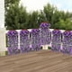 thumbnail image 5 of Flores colgantes de glicinias artificiales - Guirnalda de seda violeta de 80 cm para decoración de paredes, bodas y jardín en casa, 5 of 5