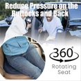 thumbnail image 2 of for Car Swivel Car Seat 360 Rotating Seat Non Slip Cushion B, 2 of 5