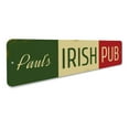 thumbnail image 3 of Irish Pub Name Novelty Decor, Metal Wall Sign - 4x18 Inches, 3 of 4