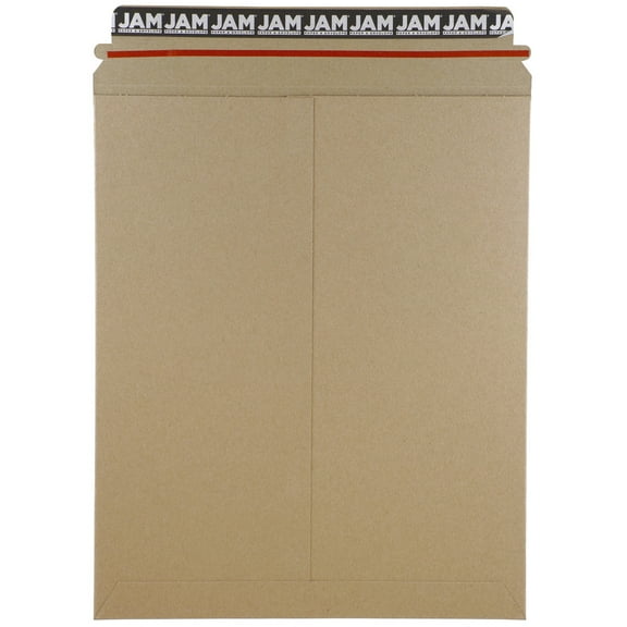 JAM Photo Mailer Envelope, 11x13.5, Brown Kraft, 1/Pack