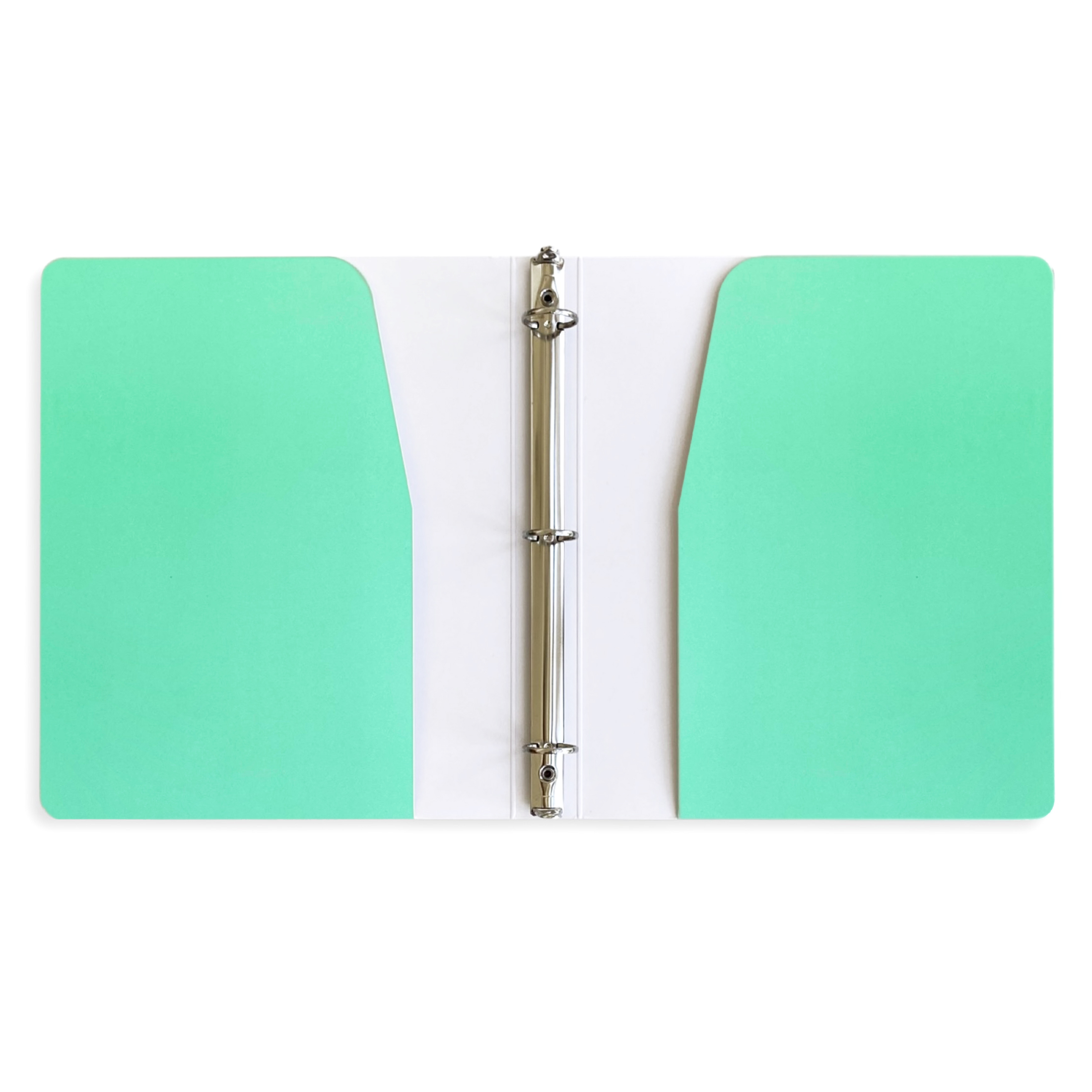 Foldmade Eco-friendly 1" 3-Ring Binder with 2 Pockets, Multicolor, 4 Count