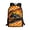Monster Truck Pattern, variant on Uourmeti Casual Backpack for Travel Work, 17 Inch Tear Resistant School Backpack, Orange Motorcycle Racing
