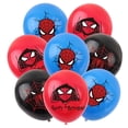thumbnail image 5 of Spiderman tema niños fiesta de cumpleaños Banner suministros de decoración Marvel superhéroe globos tirar banderas Set Marvel JM, 5 of 5