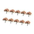 thumbnail image 2 of HILABEE 10 Pieces Model Tree Train Scenery Layout for Building Kits DIY Crafts Scene Hibiscus, 2 of 9