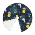 thumbnail image 2 of KLL Space and Animals Christmas Tree Skirt 48" ,Party Decorations Farmhouse for Christmas Decorations Holiday Party, 2 of 6