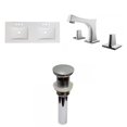 thumbnail image 1 of American Imaginations 48-in. W 3H8-in. Ceramic Top Set In White Color - Overflow Drain Incl. AI-31682, 1 of 9