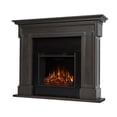 thumbnail image 2 of Bowery Hill Contemporary Solid Wood Electric Fireplace in Gray, 2 of 25
