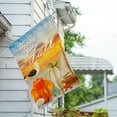 thumbnail image 3 of America Forever Happy Fall at the Beach House Flag 28 x 40 inch Harvest Pumpkins Autumn Coastal Seagull Starfish Nautical Lawn Outdoor Yard Decoration, 3 of 5