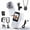 White, variant on 4K  Camera with WiFi, POV Action Cam for Motorcycling Skiing Cycling Vlogging ,  Wearable Thumb Camera for Hands-Free Recording,  Portable Video Recorder, 64GB Card, White