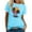 Sky Blue, variant on Tees Tops For Women T-Shirts Color Block Graphic Short Sleeve Beach Summer Fall Outfits Fashion Clothes 2025