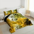 thumbnail image 3 of Castle Fairy Female Men Women Animal Cheetah Full Size Comforter Sets 3-Piece,Floral Rose Leopard Bedding Comforter Set,Jungle Wildlife Lightweight Bedding Sets,Breathable Home Decor,Reversible, 3 of 8