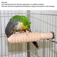 thumbnail image 4 of Bird Cage Perch Toy, Wooden Exercise Bird Perch Stand Thread Design Slip Resistance Grinding Claws  For Conures For Cockatiels For Love Birds, 4 of 8