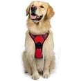 thumbnail image 1 of rabbitgoo Dog Harness  No-Pull Pet Harness with 2 Leash Clips  Adjustable Soft Padded Dog Vest  Reflective No-Choke Pet Oxford Vest with Easy Control Handle for Large Dogs Orange L, 1 of 9