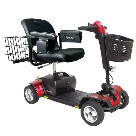 Pride Mobility Go Go Sport 4-Wheel Mobility Scooter with Accessories, 18 AH Battery