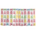 thumbnail image 7 of Yayeee Kitchen Curtains Tier Set of 2 Light Filtering 57"x36" Over Sink Window Panels, Gummy Bear Pattern, 7 of 7