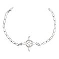 thumbnail image 1 of JOYARIS Pulsera Nudo De Bruja Esclava Semilla Melón En Plata 925 Talla Largo/Ancho: 17.5 cm x 3.5 mm PT-0000055, 1 of 4