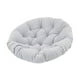thumbnail image 2 of Cojín colgante para silla de huevo, cojín para columpio, elegante, transpirable, multifuncional, práctico y suave, para sillas de jardín. Gris, 2 of 8