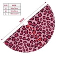 thumbnail image 3 of Sikiie Rose Leopard Print 30-48 inches {designName} Print Christmas Tree Skirt Snowman Xmas Tree Skirt with Edge Christmas Decorations for Holiday Party48", 3 of 7