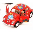 thumbnail image 5 of 4PC Set 5" Kinsmart 1967 Volkswagen Beetle w/ Flowers Decals Diecast Model 1:32, 5 of 5