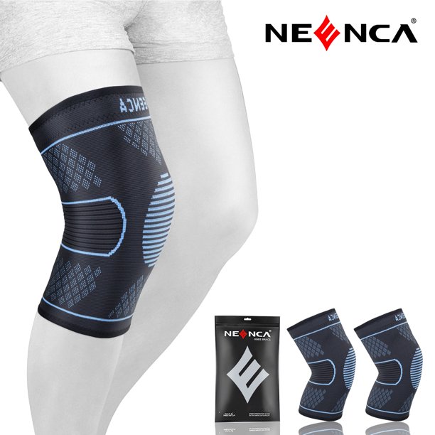 Neenca 2 Pack Knee Compression Sleeve, Knee Braces for Knee Pain Women