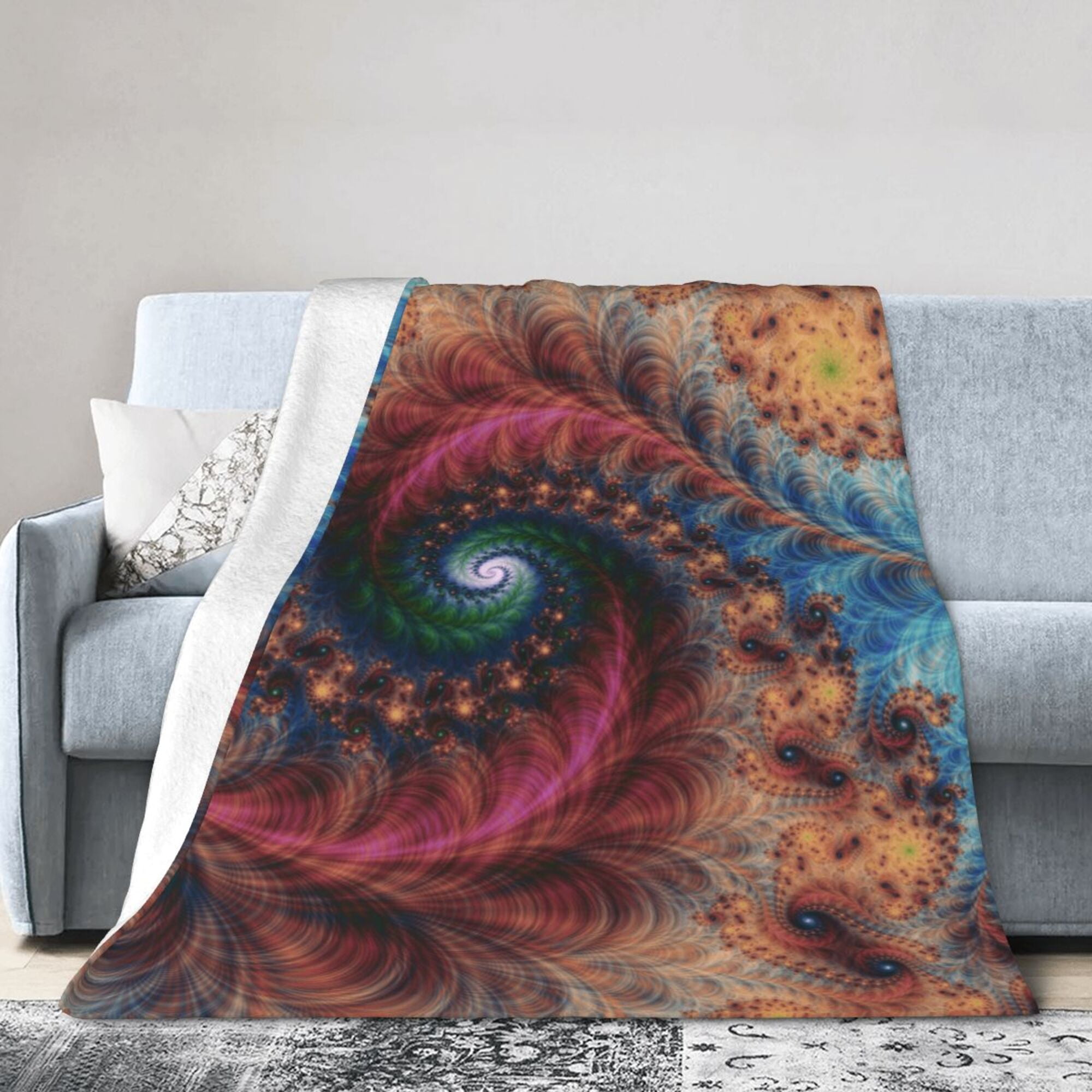 Red Swift Colourful Ultra-Soft Micro Fleece Blanket 40