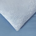 thumbnail image 4 of Chezmoi Collection 3-Piece Embossed Velvet Comforter Set King Size, Blue - Soft Plush Velvet Bedding Set with 2 Pillow Shams for All Seasons with Washed Microfiber Reverse, 4 of 9