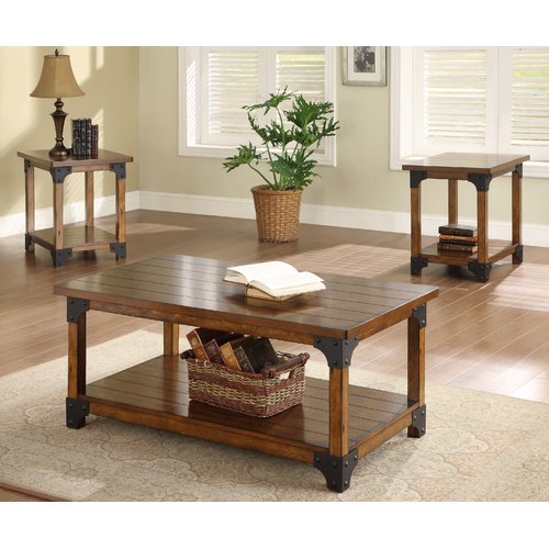 Crown Mark William 3 Piece Cocktail Table Set Walmart Com Walmart Com