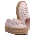 thumbnail image 5 of Superga 2790 COTROPEW Women's Platform Sole With Rope Around Sneakers In Pink Size 10.5, 5 of 6