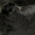 thumbnail image 2 of Zentique ZGFC-black Tibetan Goat Fur Pouf, Black, 2 of 4