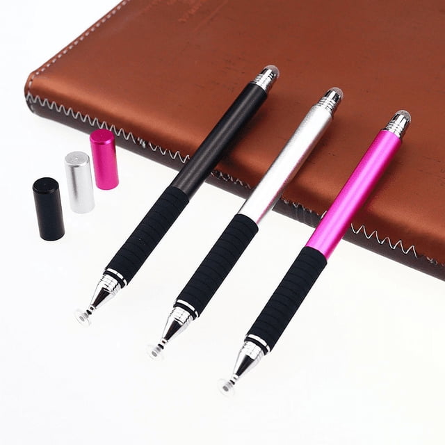 Stylet Capacitif en Tissu pour Disque, Stylet à Double Touche, Stylet Deux-en-un pour Écran Tactile pour ipad Phablet