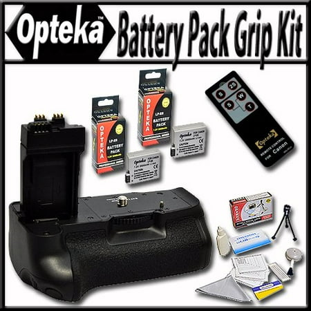 Opteka Battery Pack Grip / Vertical Shutter Release for Canon EOS Rebel T2i T3i T4i T5i DSLR Digital Camera with 2 LP-E8 Extended Life High Capacity Batteries Wireless Infrared Remote and Cleaning Kit Opteka Battery Pack Grip / Vertical Shutter Release for Canon EOS Rebel T2i T3i T4i T5i DSLR Digital Camera with 2 LP-E8 Extended Life High Capacity Batteries Wireless Infrared Remote and Cleaning Kit