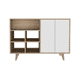 thumbnail image 3 of Recibidor con Zapatero y Compartimentos Excelsior Rovere Blanco Mesa Auxiliar con Almacenamiento Oculto, 3 of 4