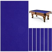 Billiard Tablecloth, Billiard Pool Felt Cloth with 6 Cloth Strips, for 8 Foot Indoor Billiard Pool Table