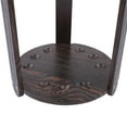 thumbnail image 6 of Corner-Style Floor Stand Billiard Pool Cue Racks, Wood Multifunctional Pool Stick Stand Holder Cue Holder for Fishing Rod Golf Club, 9-Hole Billiard Cue Rack, 6 of 8