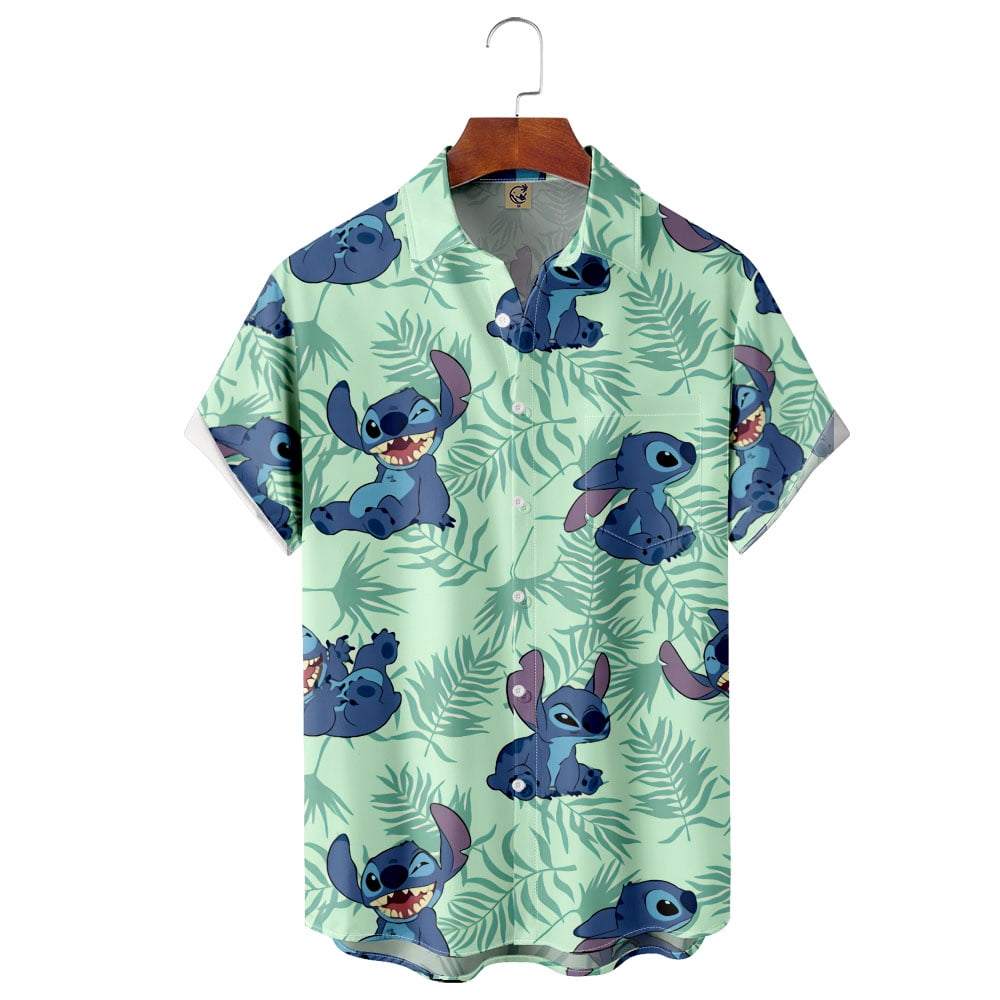 Disney Aloha Stitch Ohana Hawaiian Shirt, Lilo And Stitch Hawaiian ...