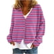 thumbnail image 2 of Chaqueta informal de manga larga sin capucha para mujer, cárdigan estampado a la moda, chaqueta informal de moda, camiseta de manga larga con cuello en V, chaqueta informal de manga larga con capucha,, 2 of 5