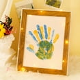 thumbnail image 4 of CSCHome DIY Handmade Couple Handprint Picture Frame Wall Hanging Souvenir Wall Decorations 8.3*8.3inch, 4 of 6