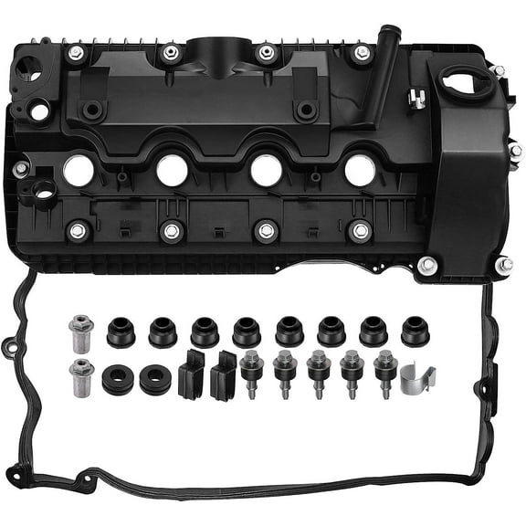 A-Premium Right Engine Valve Cover, with Gasket & Bolts, Compatible with BMW 545i 04-05, 550i 06-10, 645Ci 04-05, 650i 06-10, 745i 02-05, 745Li 02-05, 750i 06-08, 750Li 06-08, X5 04-06